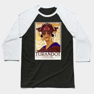 Vintage Poster for the Puccini Opera, Turandot Baseball T-Shirt